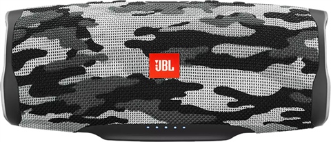 JBL Charge 4 Black/White Camouflage Bluetooth Speaker with JBL